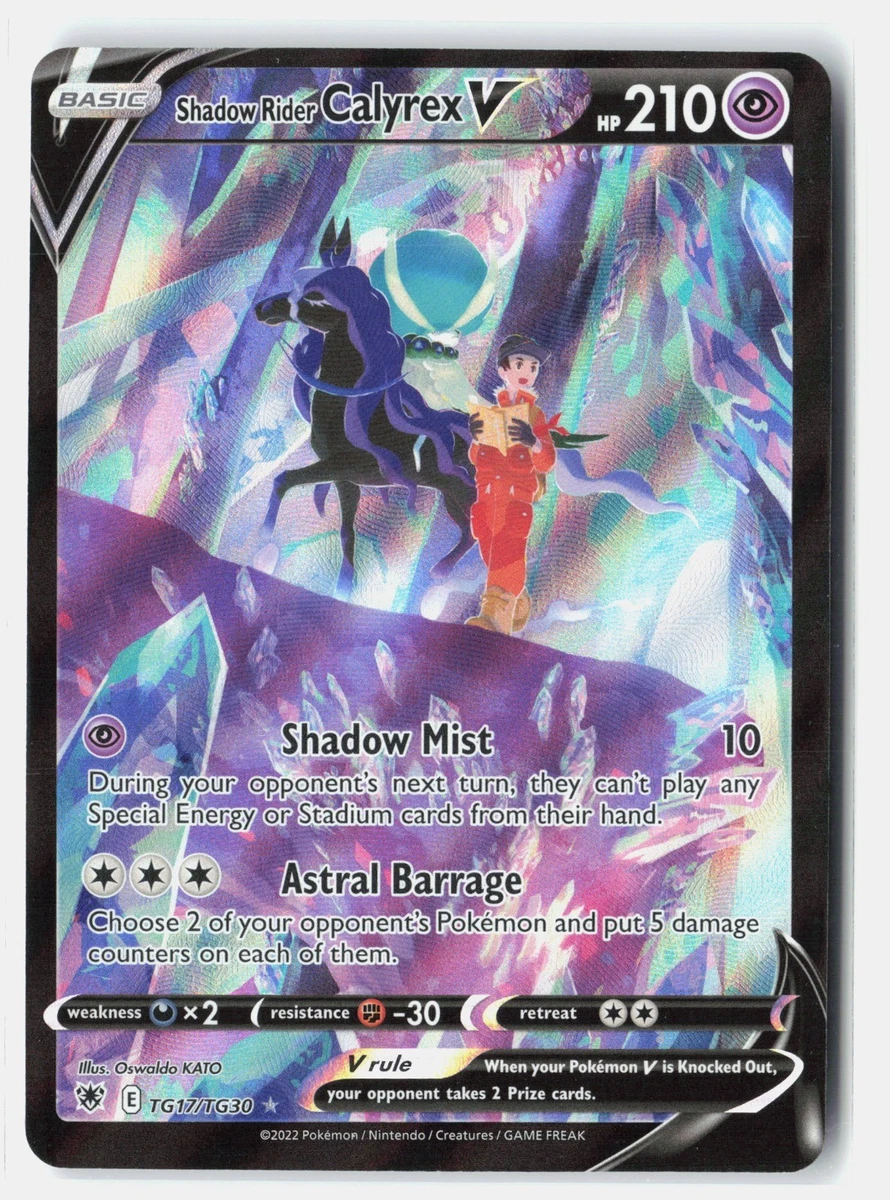 Shadow Rider Calyrex V Pokémon TCG Cards for sale | eBay