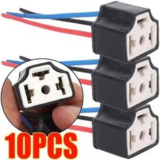 H4 Headlight Bulb Socket Ceramic Connector 13cm Wiring Plug