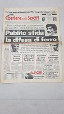 CORRIERE DELLO SPORT 8 LUGLIO 1982 WORLD CUP PABLITO SFIDA LA DIFESA DI FERRO