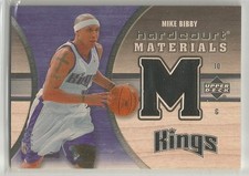 2005-06 Upper Deck Hardcourt Basketball Mike Bibby Materials #HM-MB Wood 78/99