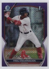 2023 Bowman Mega Box Purple Mojo Refractor /250 Freili Encarnacion #BCP-117 0o48