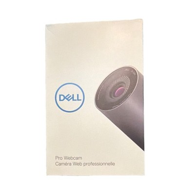 Dell Pro Webcam WB5023 2K QHD USB High-Def  AI Auto Framing Black *New-Sealed*