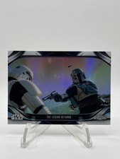 2022 Topps Chrome Star Wars The Mandalorian #S2-34 The Legend Returns Holo