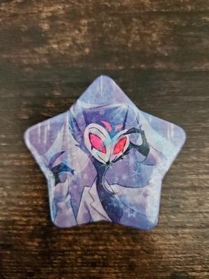 Stolas Holographic Star Pin-Back Button Badge Helluva Boss One Helluva Zine 2022