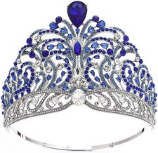 Miss Universe Force for Good Crown Shining Rhinestone Tiara Full Circle...
