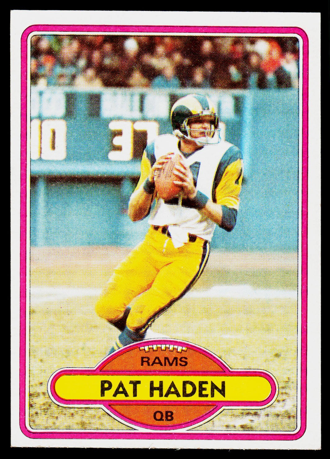 Pat Haden #445 (Football Cards 1980 Topps) — is it worth grading?