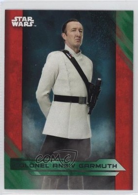 2017 Topps Star Wars: The Last Jedi Green Colonel Ansiv Garmuth #56 0c3
