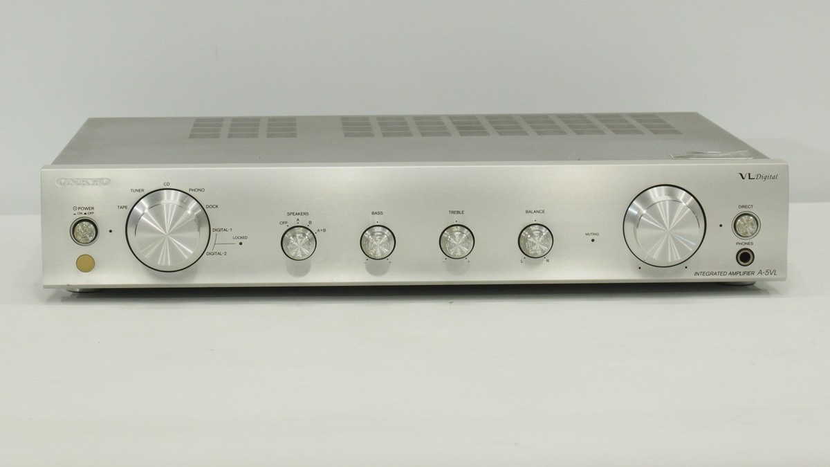 ONKYO A-5VL Pre-Main Integrated Amplifier DAC Remote Control Used