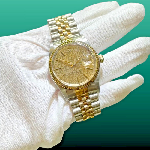 Rolex Datejust 16013 18K Gold and Steel Jubilee Bracelet JUBIL...