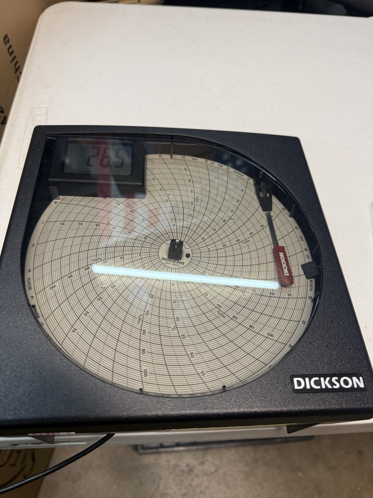 Dickson TH8P2 Temperature Humidity Chart Recorder 8 Inch High Resolution Monitor