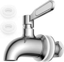 Beverage Dispenser Replacement Spigot, Stainless Steel Water Dispenser Replaceme