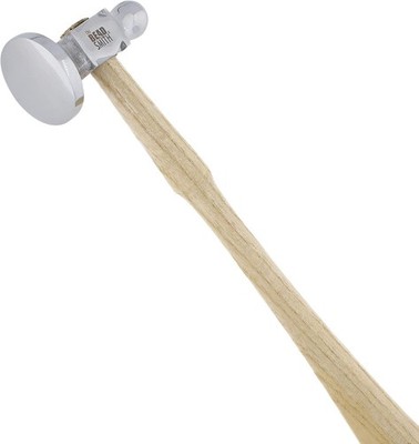 The Beadsmith Two-Sided Chasing Hammer - 10.75 Inches Wooden Handle, 2.25  Ste