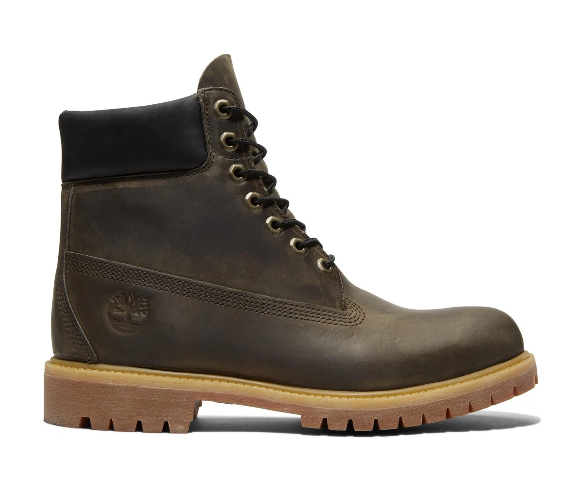 Timberland Boots Mens Size 11.5 Brown Leather Waterproof Hiking Outdoor 18128 SEMI New Timberland Flume Hiking SZ 10 MENS Waterproof Boots  main image 4