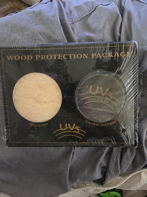 Wood Protection Package Sealed o Protect Your Wood. 4 Piece Kit Incuding Wax