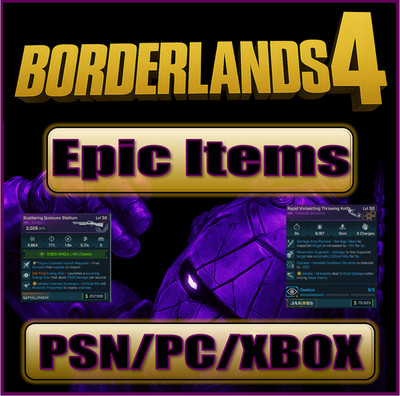  Borderlands 4   Epic Rarity - Crit Knife, Stellium, Vertec, and more!