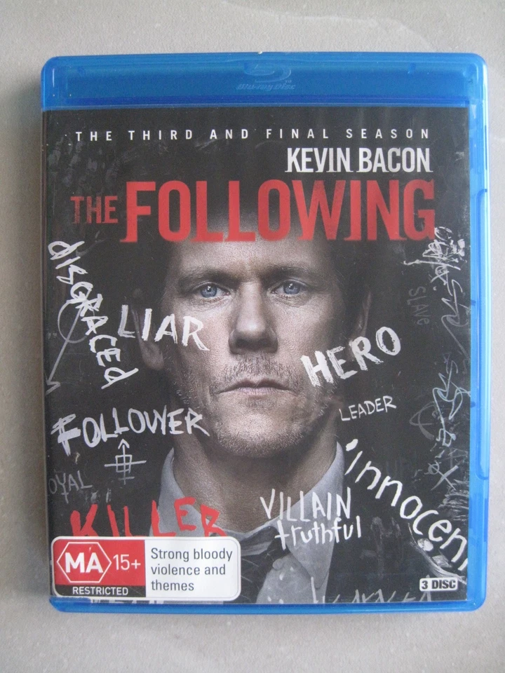 The Following: The Complete Series | Season 1-3 (10 Blu-rays)-Like New-Free F.P. - image 3 of 3
