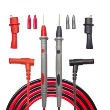Universal Multimeter  Leads, 1000V Safety-Rated with Durable Silicone Design