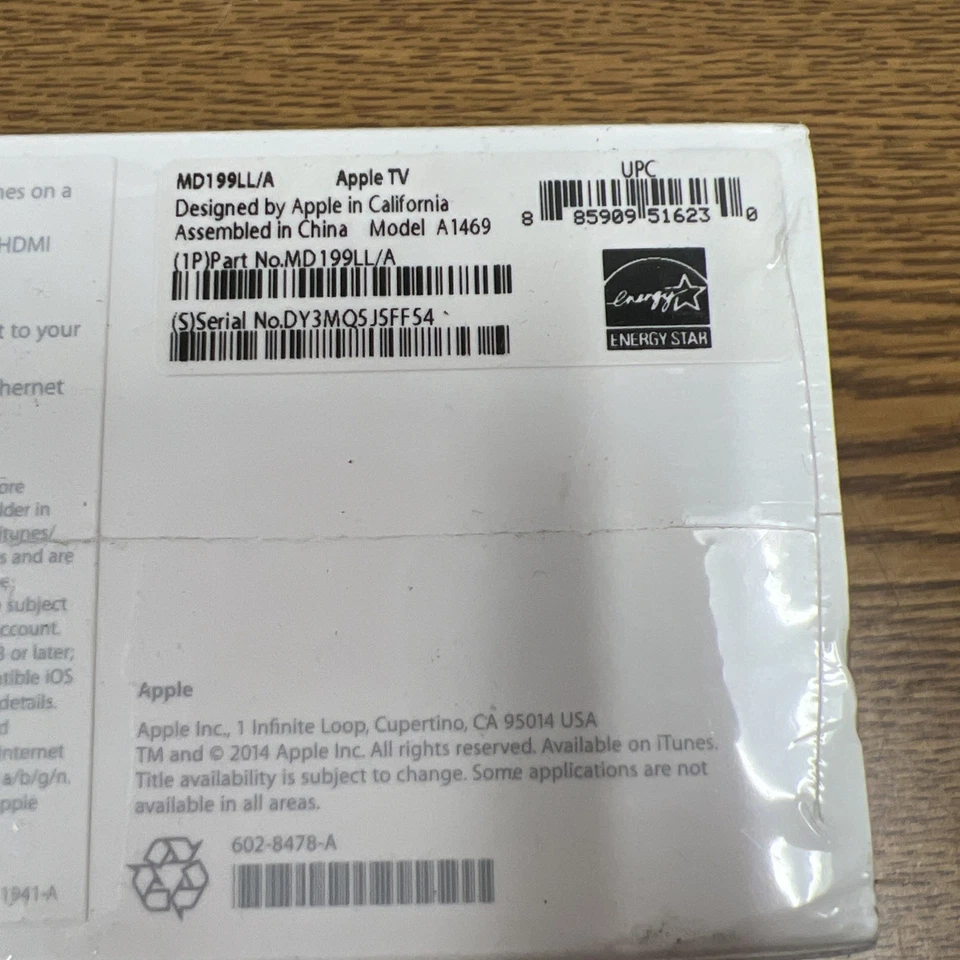 Apple TV Media Streamer, MD199LL/A - Image 3 of 4