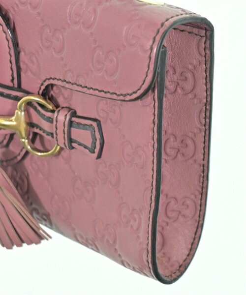 GUCCI Shoulder Bag Pink Monogram Leather Ladies Japan C-250919-4 thumbnail 22