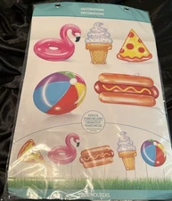 Pool Party Tabletop & Yard Decorations - Summer Bash Party Decor Beach Party