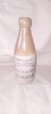 M. Carpenter Kings Head Hotel Morriston Swansea Wales Ginger Beer Bottle