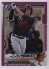 2021 Bowman Chrome Prospects Fuchsia Refractor /199 Adley Rutschman #BCP-121 4d3