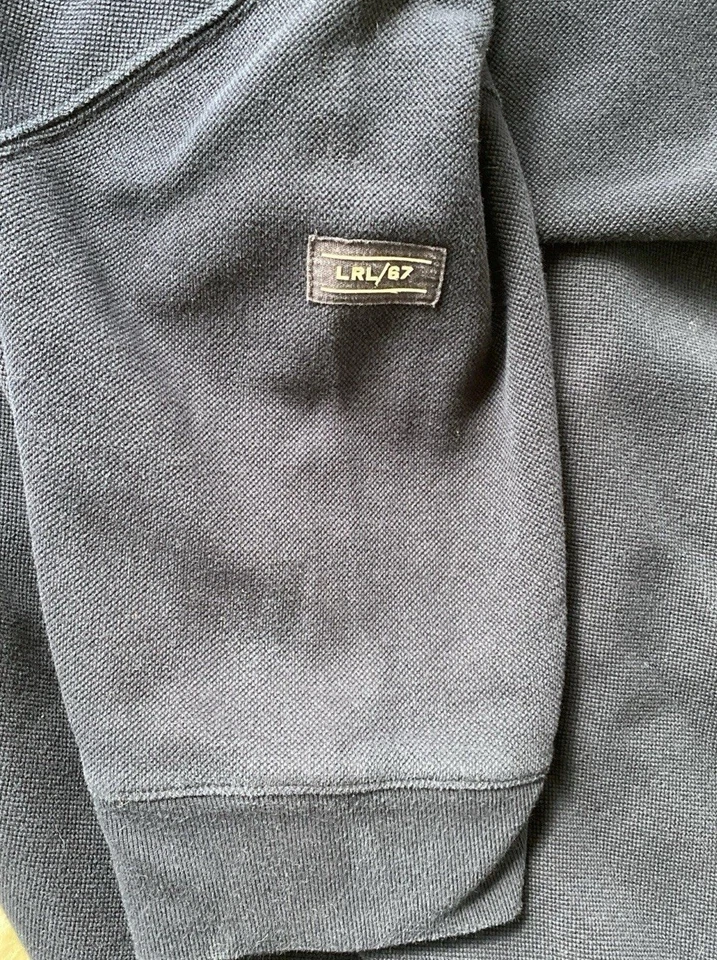 Ralph Lauren LRL/67 Cotton Pique Sweatshirt Hoodie Maxi Dress Blue Size Small - Image 4 of 4