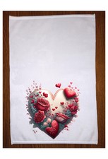 Valentines, Dish Towel, 15 x 22, FREE shipping, hand, tea towels, choice, Hearts
