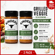 2 Pack Kinders Grilled Veggie Seasoning, With...