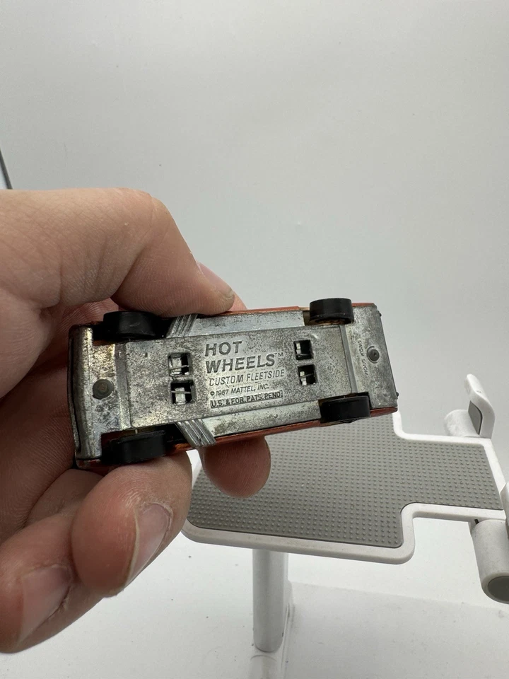 1968 Hot Wheels Redline Custom Fleetside оранжевый цвет США - Изображение 3 из 3