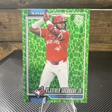 Topps Pro Debut 2018 Vladimir Guerrero Jr. Green Foil #20 Blue Jays MLB Card