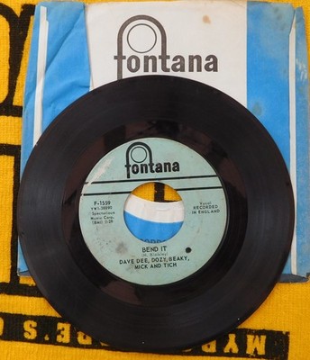 Dave Dee, Dozy, Beaky, Mick And Tich 45 RPM Record-Bend It