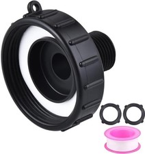 IBC Tote Drain Adapter 2.44" to 3/4" Hose