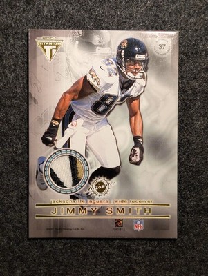 2001 David Boston & Jimmy Smith PRIME GAME USED PATCH CARDS 5 COLOR Pacific