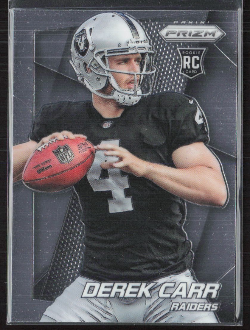 Derek Carr Panini Prizm #257 Base