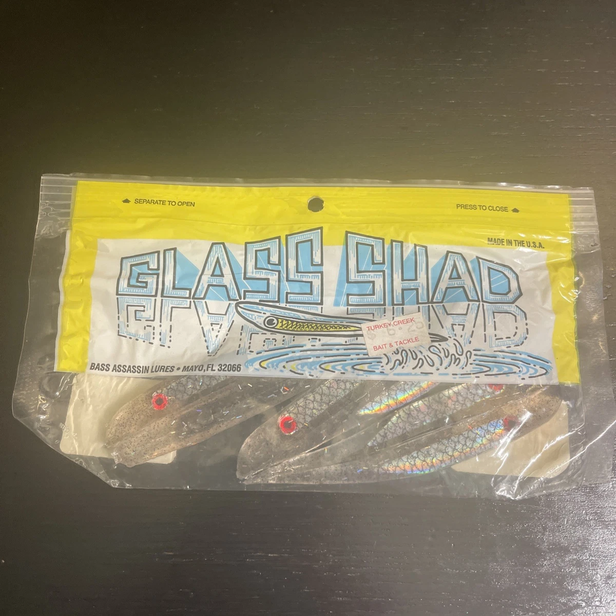 Pack De 15 Leurres Souples Bass Assassin Crystal Shad Swimbait – Taille 1 1/2 – Pêche