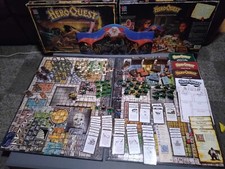 HeroQuest Board Game, Kellar's Keep & Return Of The Witch Lord VINATGE OOP