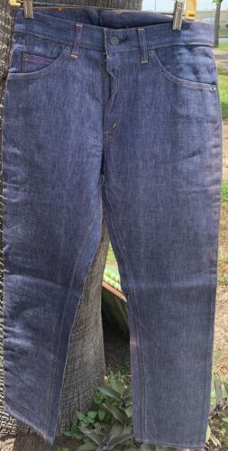 Levis 505 90s Boot Cut Dark Blue Denim Jeans