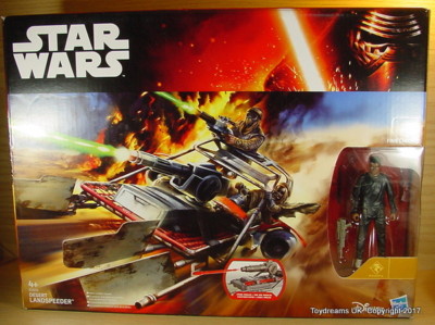 Star Wars Force Awakens Desert Landspeeder Raumschiff Fahrzeug MIB Disney!
