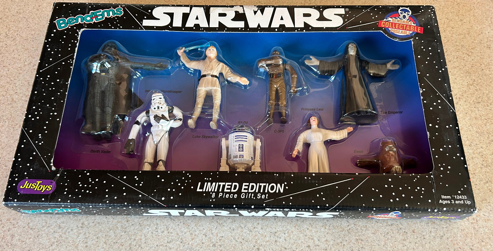 STAR WARS BENDEMS (JusToys) -- 8 Piece Limited Edition Boxed Set