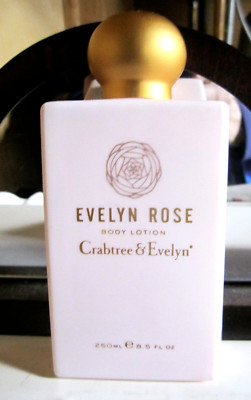 CRABTREE & EVELYN EVELYN ROSE BODY LOTION 8.5oz NEW OLD STOCK UNBOXED US MADE