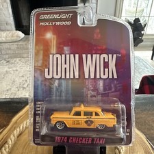 Greenlight John Wick 1974 Checker Taxi limited Series 33 44930-F Rare