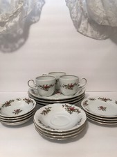 Johann Haviland Rose Bud Tradizioni Fine China Servizio per Quattro Vintage Meno C 