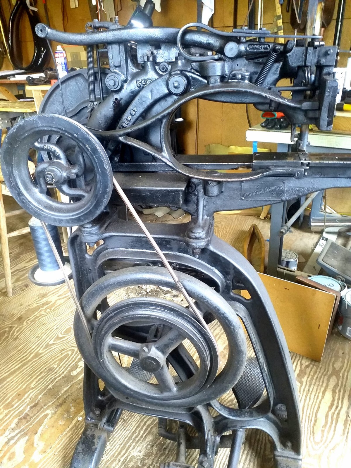 Pearson No 6 British United Harness Leather Stitcher Sewing Machine eBay