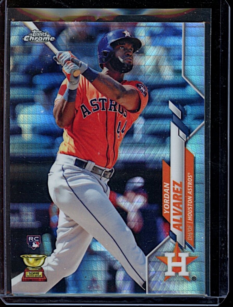 2020 Topps Chrome Yordan Alvarez Prism Refractor Rookie