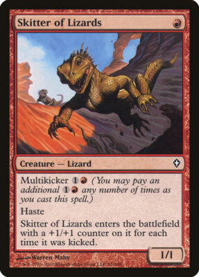 4x Skitter of Lizards - NM/LP - Zendikar Block - SPARROW MAGIC