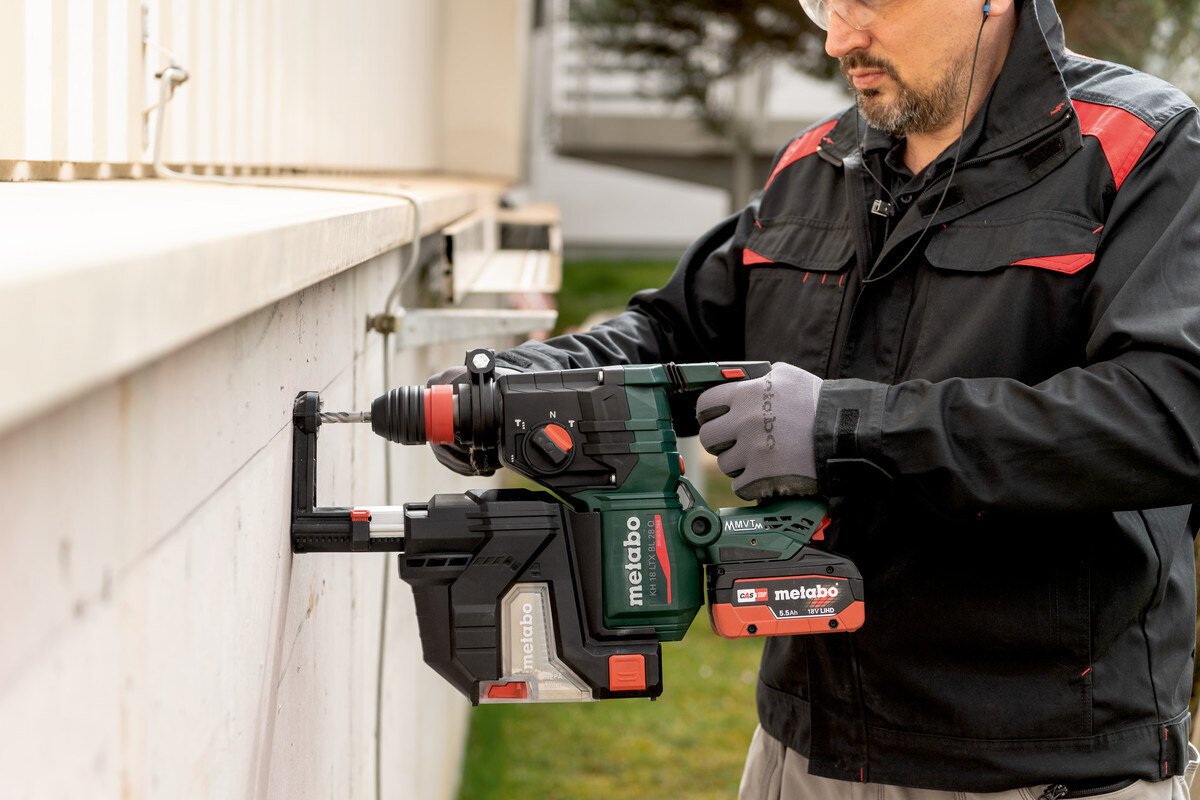 Metabo KH 18 LTX BL 28 Q Set ISA Akku-Kombihammer-Set (601715930 