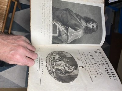 1715 PIERRE BAYLE DICTIONNAIRE Historique et Critique Rotterdam 4 Vols Introuvab - Photo 1/4