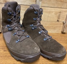 British Army Issue Haix Desert High Liability Ankle Combat Boots Size 9W UK-Used