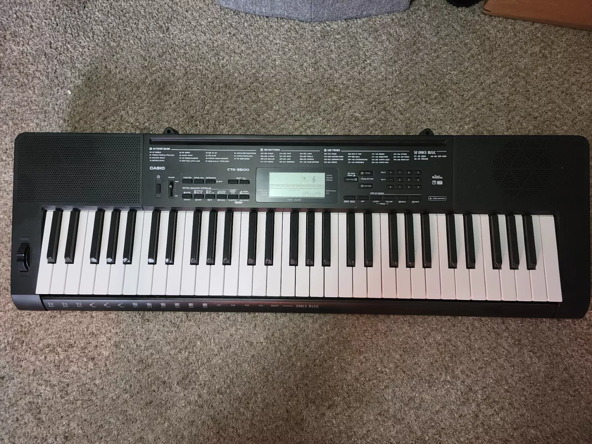 Great Condition Casio CTK3500 61 Key Digital Piano With Sustain